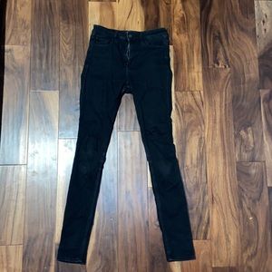 black hollister jeans